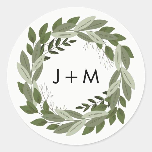 Sticker mariage Sprigs (Devant)