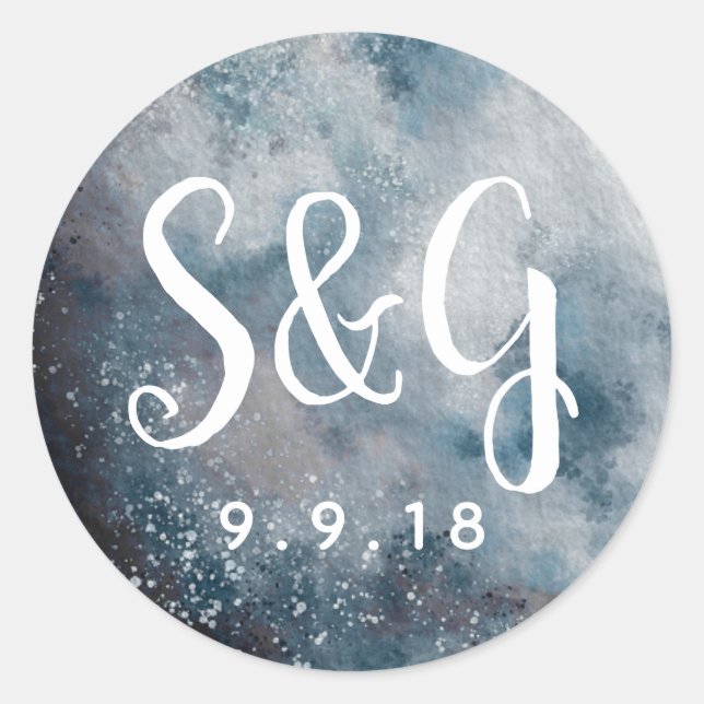 Sticker Mariage Starry Moonlight (Devant)