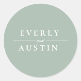 Sticker Mariage verdoyant