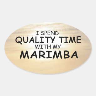 Sticker Marimba Oval pour la qualité
