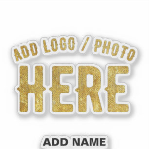 STICKER MARQUE AUTHENTIFIÉ PERSONNALISABLE MODERNE TRANSPA
