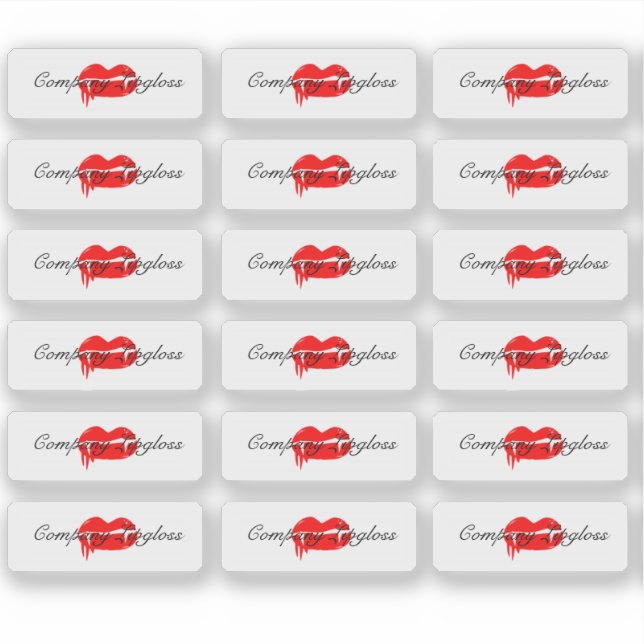 Sticker Marque du logo Halloween Lip Gloss Packaging (Devant)