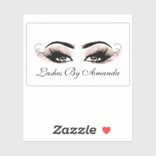 Sticker Marsala d'extension de l'artiste de maquillage bro