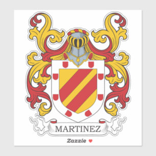 Sticker Martinez Family Crest