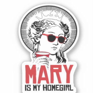 Sticker Mary est ma fille