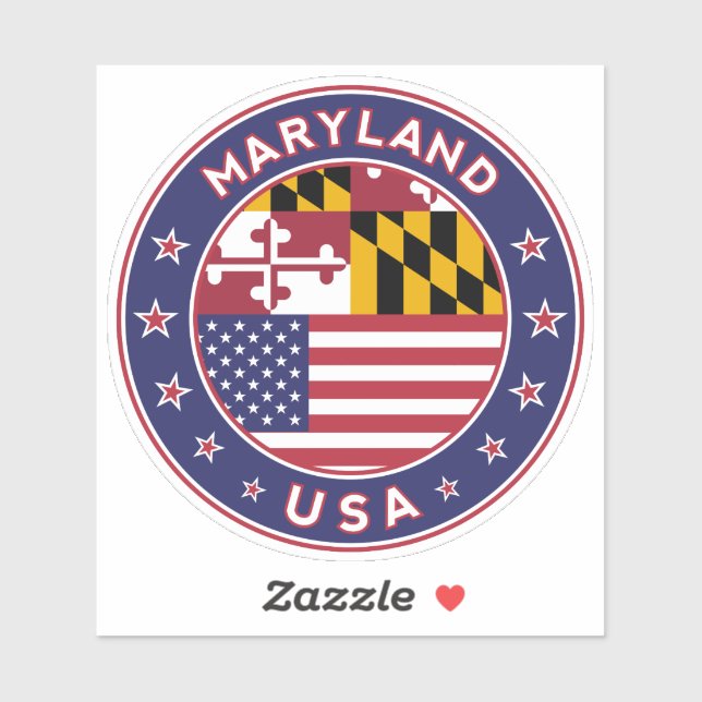 Sticker Maryland (Feuille)