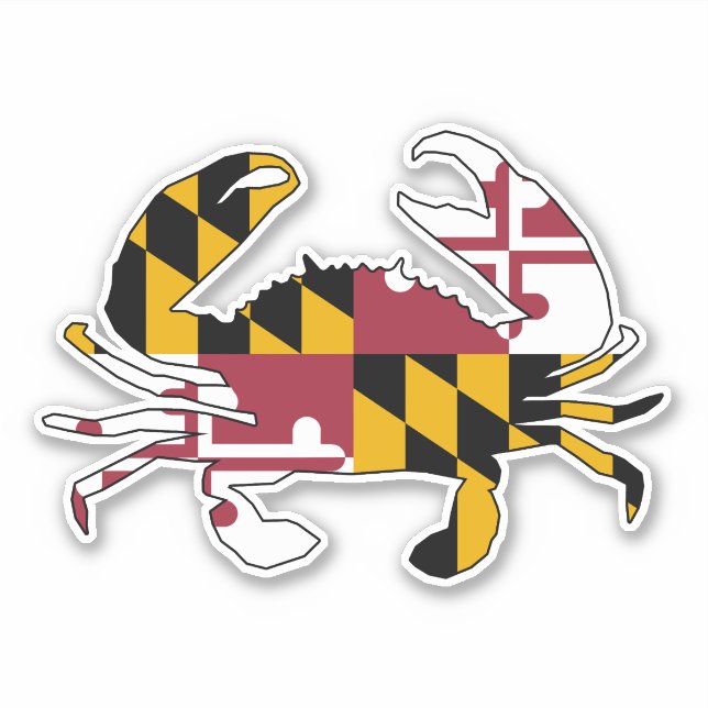 Sticker Maryland Flag (Devant)