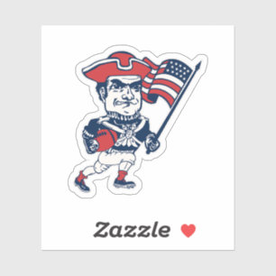 Sticker Mascotte de football de la Nouvelle-Angleterre
