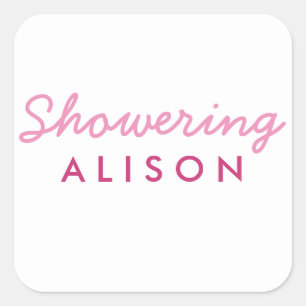 Sticker Mason Jar pour maman-to-be Baby shower