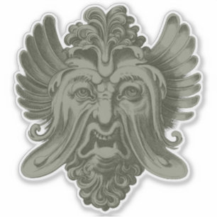 Sticker Masque de Gargouille 5