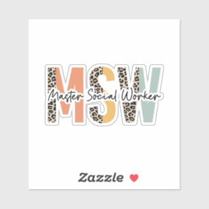 Sticker Master Social Worker