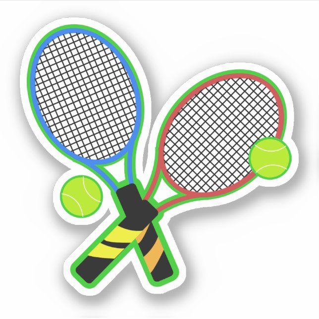 Sticker Match de tennis (Devant)
