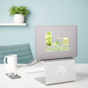 Sticker Matcha boba thé vert, matcha