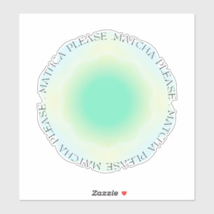 Sticker matcha s'il vous plaît