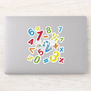 STICKER MATH THE ONLY SUBJECT THAT COUNTS