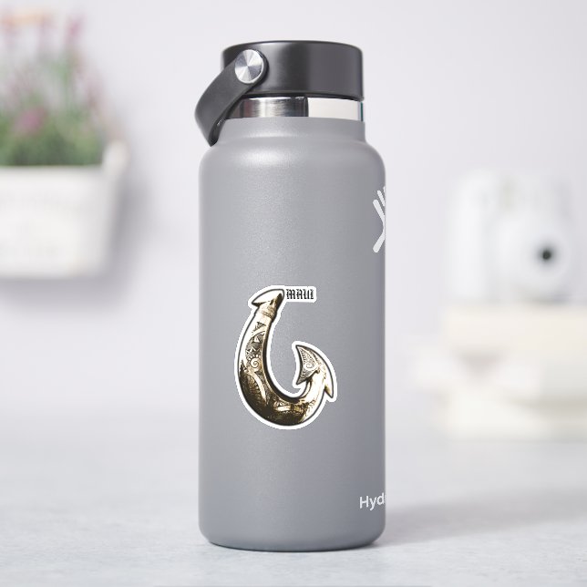 Sticker Maui Tribal Hook (HydroFlask)