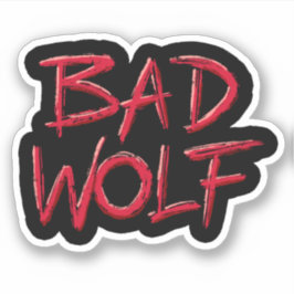 Sticker Mauvais loup