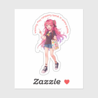 Sticker May randomly speak in anime quotes