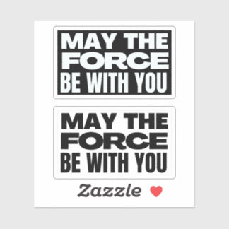 Sticker May The Force Be With You