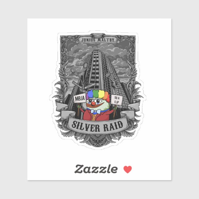 Sticker MBJA Flip T-Shirt (Feuille)