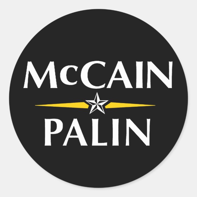 Sticker Mccain Palin (Devant)