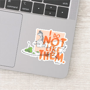 Sticker Mec-Seuss Guy-Am-I "Je ne les aime pas"