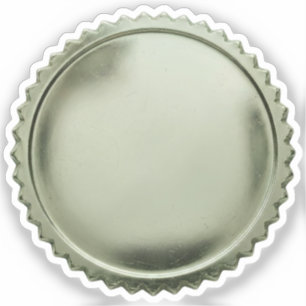 Sticker Médaille de récompense en étoile éclatée en feuill