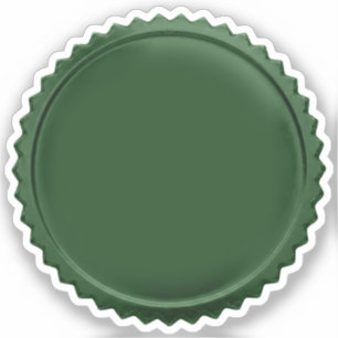 Sticker Médaille de récompense en feuille d'étoile en méta