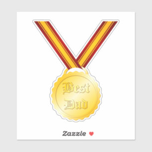 Sticker Médaille du meilleur papa Fête du Père