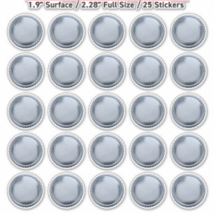 Sticker Médailles de récompense en étoile en feuille d'aci