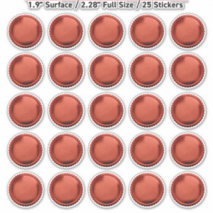 Sticker Médailles d'excellence en feuille d'or Starburst R