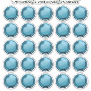Sticker Médailles Étoile Éclatée en Feuille d'Aluminium Aq