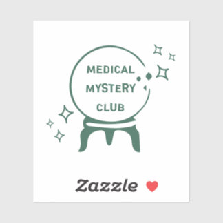 Sticker "Medical Mystery Club" Funny Spoonie Awareness 