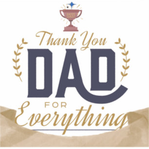 Sticker Meilleur Papa – Conception Merci