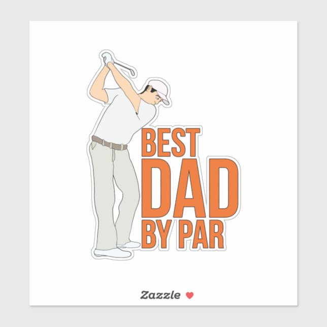 Sticker Meilleur papa par rapport (Feuille)
