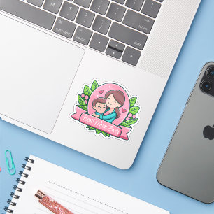 Sticker Meilleure Maman Jamais, Maman Et Enfant, Personnal