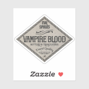 Sticker Meilleure Potion de Magie de Sang de Vampire Hallo