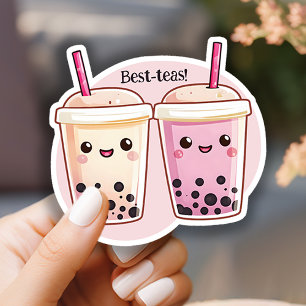 Sticker Meilleurs Thés Boba Tea Kawaii