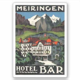 Sticker Meiringen Hotel Bar