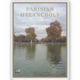 Sticker Melancholy parisien