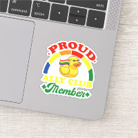 Membre du Proud Ally Club Canard en Caoutchouc Arc