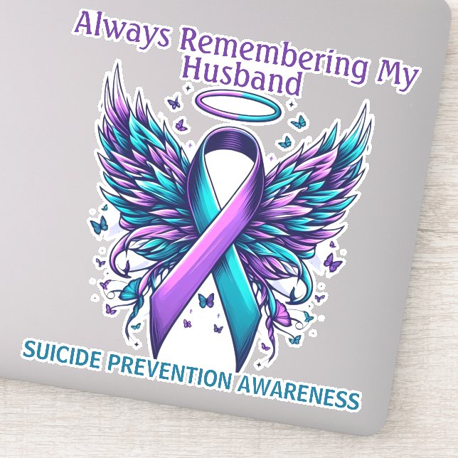 Sticker Mémoire Prévention personnalisée du suicide (Détail)