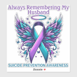 Sticker Mémoire Prévention personnalisée du suicide