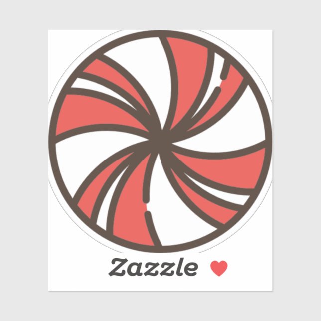 Sticker menthe-3 (Feuille)