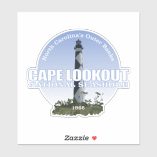 Sticker Mer nationale de Cape Lookout