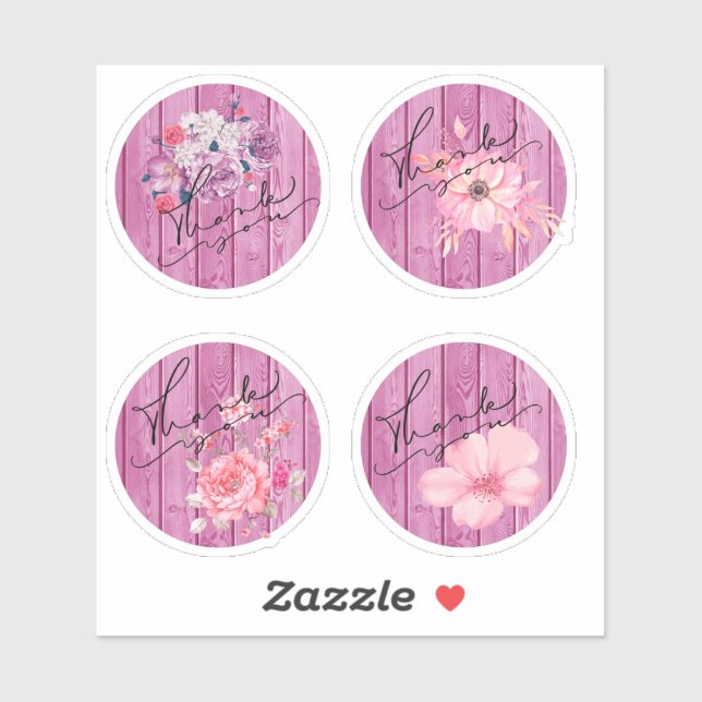 Sticker Merci (Feuille)