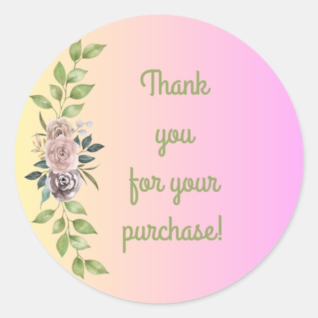 Sticker Merci (Devant)