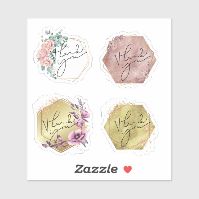 Sticker Merci (Feuille)