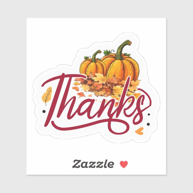 Sticker Merci  (Feuille)