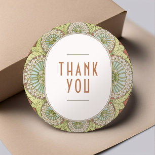 Sticker Merci Bougainvillea Art Nouveau